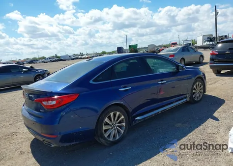 2017 Hyundai Sonata Sport z USA, uszkodzony, nr VIN 5NPE34AF1HH472455
